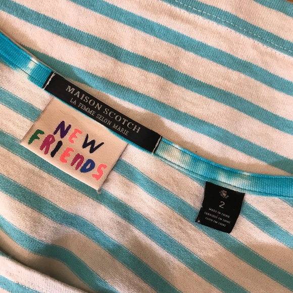 Maison Scotch Striped Shirt With Zippered Arms - Picture 8 of 8